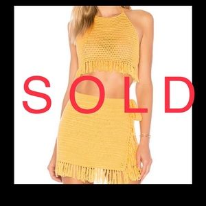 Lovers & Friends Crochet Wrap Stevie Skirt